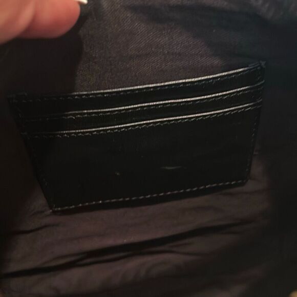 Walter Baker Blake Woven Leather Crescent Shoulder Bag Contemporary Trendy Chic - Picture 7 of 15